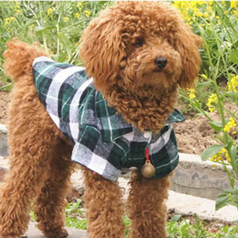 New Summer Small Dog Clothes Plaid Shirt Lapel Coat Clothes Costume Tops Dog Accessories Clothes For Small Dog Pet supplies
New Summer Small Dog Clothes Plaid Shirt Lapel Coat Clothes Costume Tops Dog Accessories Clothes For Small Dog Pet supplies