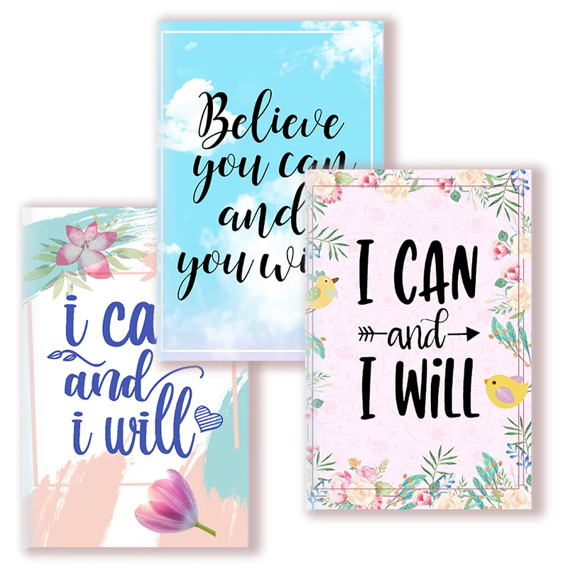 A5 Notebook Note Book Motivational Quote - I Can and I Will - Sketch Writing Blank Journal Success Notepad New Job Graduation
A5 Notebook Note Book Motivational Quote - I Can and I Will - Sketch Writing Blank Journal Success Notepad New Job Graduation