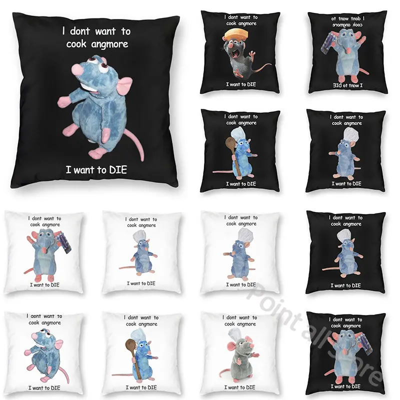 I Don't Want To Cook Anymore Throw Pillowcase Personality Funny Cartoon Cushion Cute Mouse Pattern Cushion Room Sofa Decoration
I Don't Want To Cook Anymore Throw Pillowcase Personality Funny Cartoon Cushion Cute Mouse Pattern Cushion Room Sofa Decoration