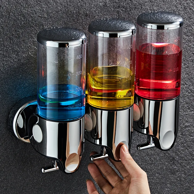 049HOME Liquid Soap Dispensers Wall-Mounted Shampoo Liquids Container Soap Dishes for Liquid Soap Kitchen Bathroom Accessories
049HOME Liquid Soap Dispensers Wall-Mounted Shampoo Liquids Container Soap Dishes for Liquid Soap Kitchen Bathroom Accessories