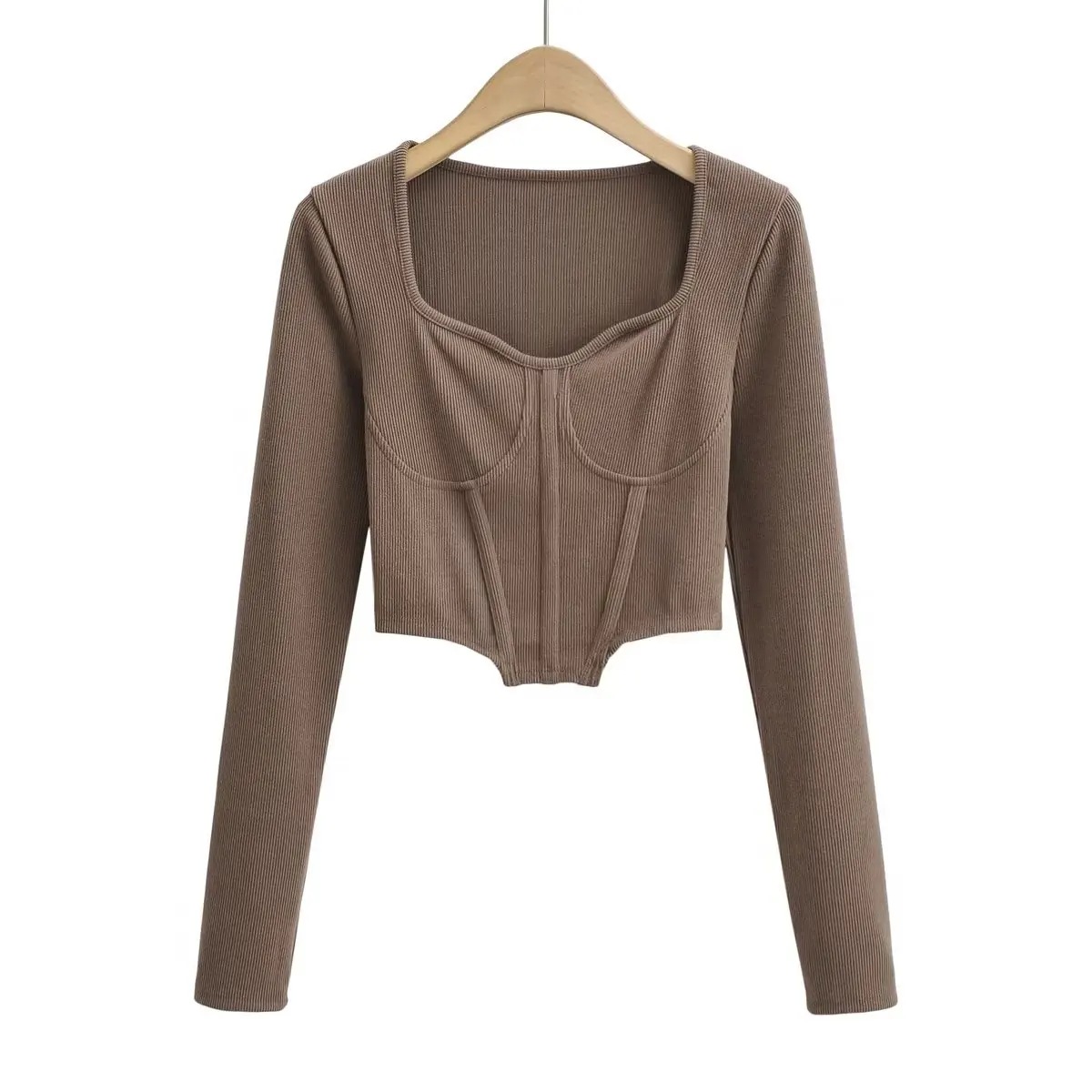 Korean fashion long sleeve top sexy casual tops women 2022 black crop top women shirts cute square neck top ribbed bright line
Korean fashion long sleeve top sexy casual tops women 2022 black crop top women shirts cute square neck top ribbed bright line