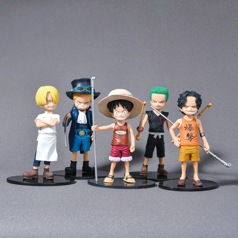 5Pcs/Set One Piece Anime Figure Luffy Roronoa Zoro PVC Collection Model Toys Cake Car Decoration Dolls Children Birthday Gifts
5Pcs/Set One Piece Anime Figure Luffy Roronoa Zoro PVC Collection Model Toys Cake Car Decoration Dolls Children Birthday Gifts