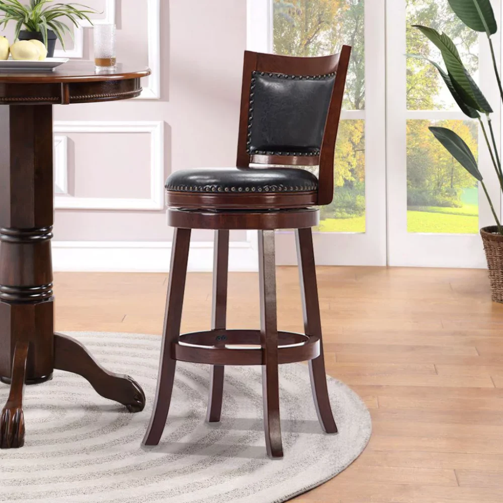 Boraam Bristol 29in. High Back Swivel Wood Bar Stool, Cherry furniture dining chair
Boraam Bristol 29in. High Back Swivel Wood Bar Stool, Cherry furniture dining chair
