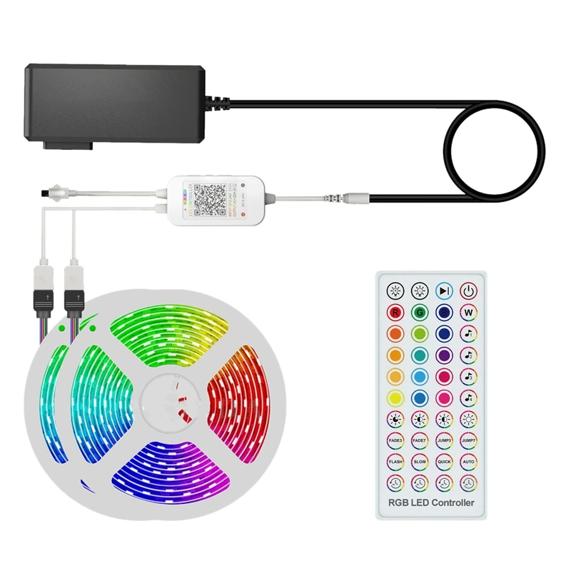 LED Lights With Color Changing Music Sync RGB Lights 5050 SMD APP Control With Remote Control For Home Party 25M
LED Lights With Color Changing Music Sync RGB Lights 5050 SMD APP Control With Remote Control For Home Party 25M