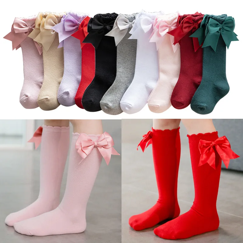 12 Colors Autumn New European and American Double Bow Socks Princess Medium and Knee Socks Baby Baby Dress Socks 0-7 Years Old
12 Colors Autumn New European and American Double Bow Socks Princess Medium and Knee Socks Baby Baby Dress Socks 0-7 Years Old