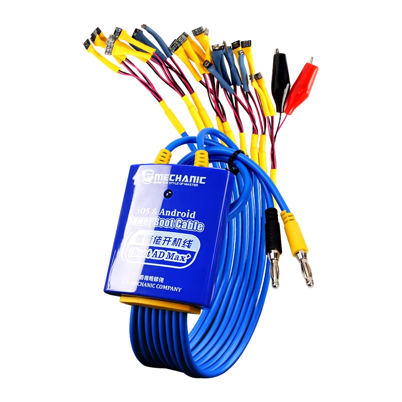 MECHANIC iBoot AD Max power test cable Android integrated boot cable is applicable to iPhone 5-13pro Max Samsung Huawei
MECHANIC iBoot AD Max power test cable Android integrated boot cable is applicable to iPhone 5-13pro Max Samsung Huawei