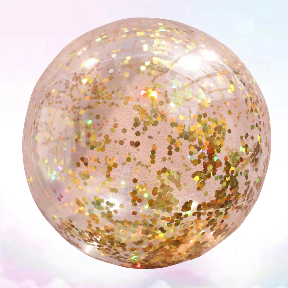 40cm Beach Clear Beach Sequins Glitter Transparent Water Pool For Kids Water Fun with Inflator for Summer Beach ( Golden )
40cm Beach Clear Beach Sequins Glitter Transparent Water Pool For Kids Water Fun with Inflator for Summer Beach ( Golden )