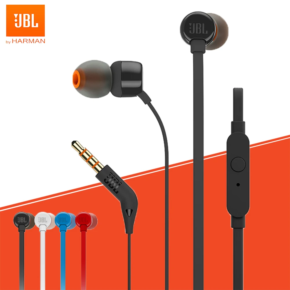 Original JBL T110 3.5mm Wired Earphones TUNE110 Stereo Deep Bass Earbuds Headset Sports Earphone In-line Control Handsfree Mic
Original JBL T110 3.5mm Wired Earphones TUNE110 Stereo Deep Bass Earbuds Headset Sports Earphone In-line Control Handsfree Mic