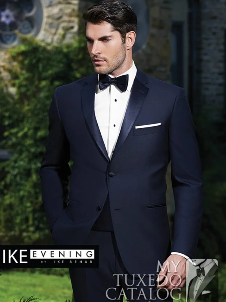 Костюмы на заказ, темно-синий свадебный смокинг из 2 предметов с двумя пуговицами 2022
Костюмы на заказ, темно-синий свадебный смокинг из 2 предметов с двумя пуговицами 2022