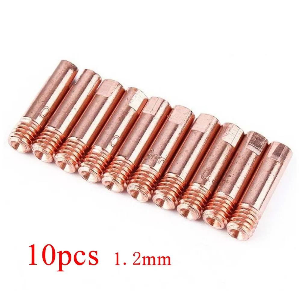 10PCS MB15AK Welding Contact Tips 0.6 - 1.2mm MIG Welder Torch Consumables M6*25mm Welding & Soldering Supplies
10PCS MB15AK Welding Contact Tips 0.6 - 1.2mm MIG Welder Torch Consumables M6*25mm Welding & Soldering Supplies