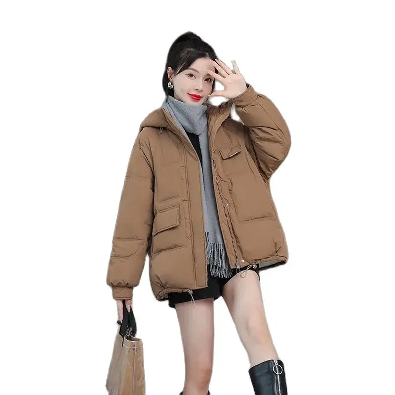 2022 New Down Cotton Jacket Women's Winter Coat Parka Korean Style Padded Loose Keep Warm Hooded Short Student Overcoat Bread Cl
2022 New Down Cotton Jacket Women's Winter Coat Parka Korean Style Padded Loose Keep Warm Hooded Short Student Overcoat Bread Cl