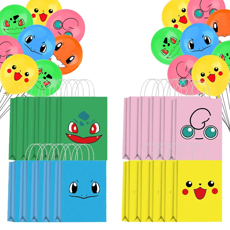 Pokémon Balloon Pikachu Birthday Party Decoration Latex Balloon Thickened Paper Bag Decoration Set Balloon Decoration Birthday
Pokémon Balloon Pikachu Birthday Party Decoration Latex Balloon Thickened Paper Bag Decoration Set Balloon Decoration Birthday