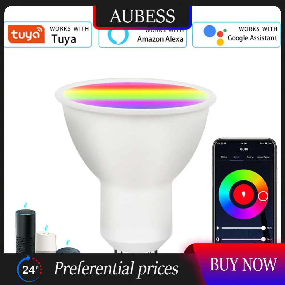 Tuya Lamp Bulb Rgbcw Voice Controlled Wifi Lamp Cup Dimming 7w Smart Bulb Smart Home 9w
Tuya Lamp Bulb Rgbcw Voice Controlled Wifi Lamp Cup Dimming 7w Smart Bulb Smart Home 9w