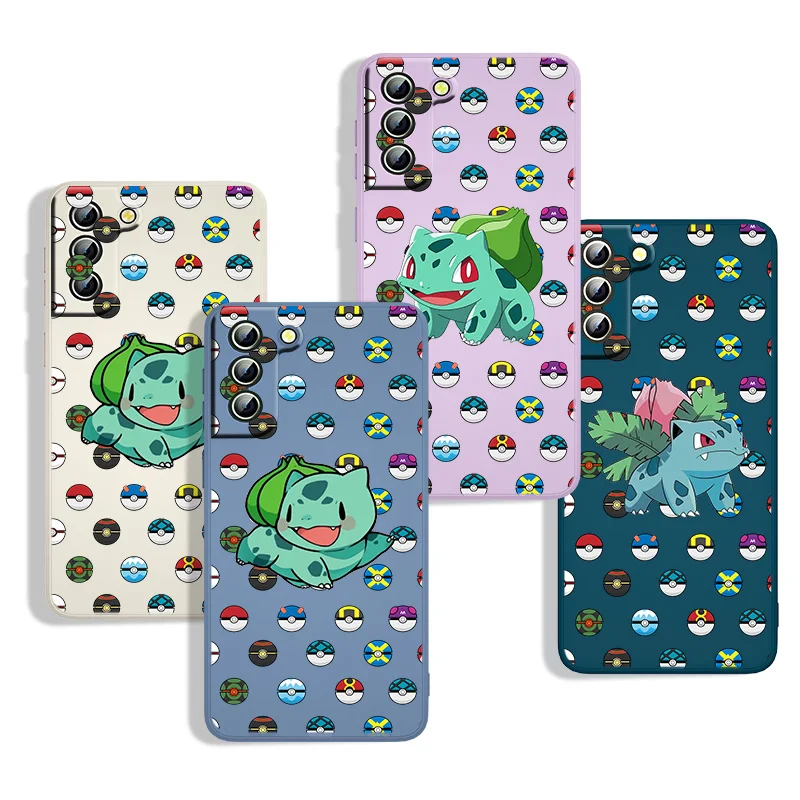 Bulbasaur Anime For Samsung S22 S21 S20 FE S10 Note 20 10 Ultra Lite Plus Liquid Rope With Lanyard Phone Case Capa
Bulbasaur Anime For Samsung S22 S21 S20 FE S10 Note 20 10 Ultra Lite Plus Liquid Rope With Lanyard Phone Case Capa