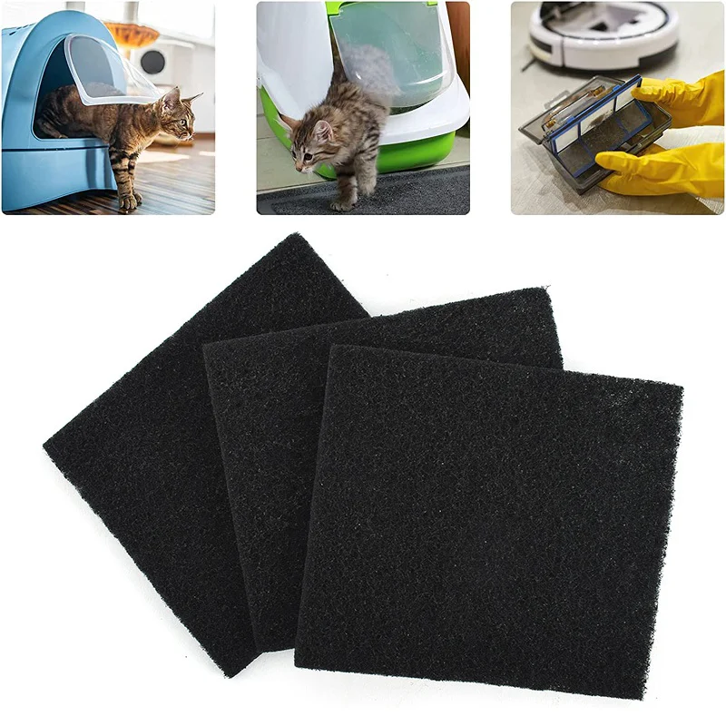 3pcs Pet Activated Carbon Filter Cotton High Adsorption Performance Filter For Cat Litter Boxes Toilet
3pcs Pet Activated Carbon Filter Cotton High Adsorption Performance Filter For Cat Litter Boxes Toilet