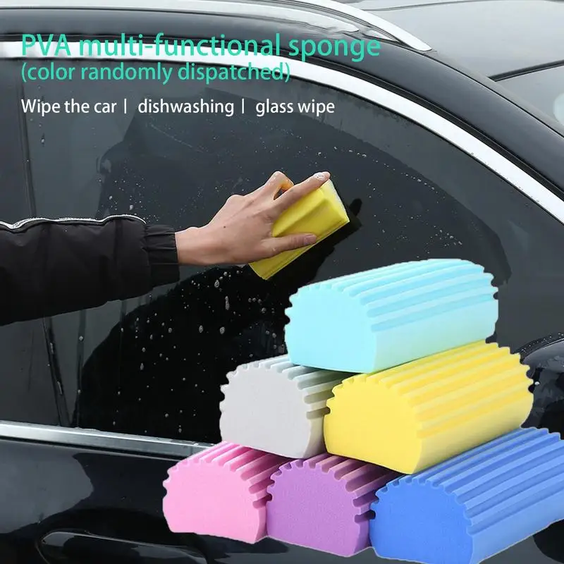 

Car Sponge Scrubber Sponge Block Cleaning Sponge Degrease Store Absorb Tensile For Automobiles Washing Exterior Accessories