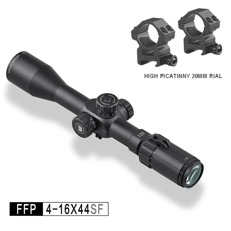 Оптический прицел New Discovery FFP 4-16X44SF, тактическая винтовка, точечный прицел для охоты
Оптический прицел New Discovery FFP 4-16X44SF, тактическая винтовка, точечный прицел для охоты