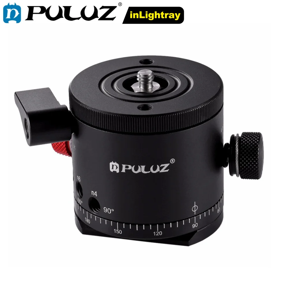 PULUZ Aluminum Alloy Panoramic Indexing Rotator Ball Head for Camera Tripod Head
PULUZ Aluminum Alloy Panoramic Indexing Rotator Ball Head for Camera Tripod Head