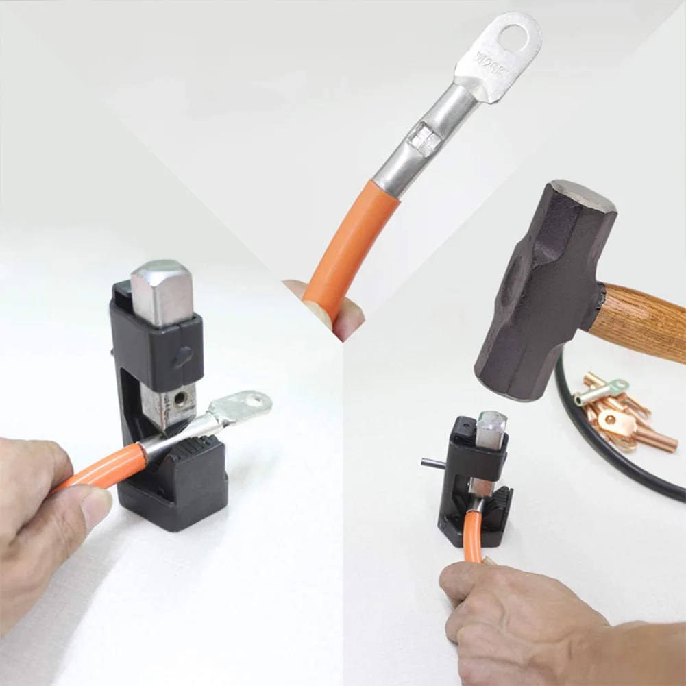 Crimper Tool Plier Wire Crimping Hammer Lug Marine Project Tool Wire Crimps Auto Crimper Welding Cables Silver
Crimper Tool Plier Wire Crimping Hammer Lug Marine Project Tool Wire Crimps Auto Crimper Welding Cables Silver
