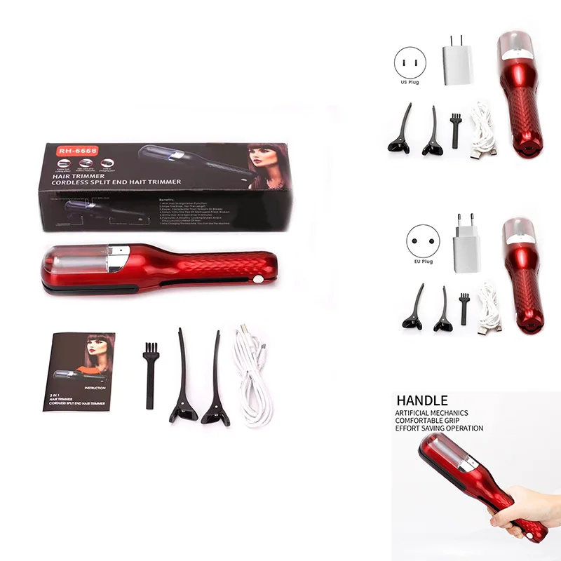 Hair Split Ends Trimmer Repair Hair Care Treatment Rechargeable Cordless Hair Cutting Red US Plug
Hair Split Ends Trimmer Repair Hair Care Treatment Rechargeable Cordless Hair Cutting Red US Plug