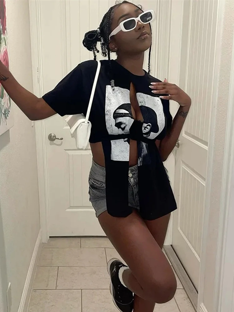 Женская Асимметричная футболка Sisterlinda, летний топ с принтом в виде графического принта, с коротким рукавом и разрезом, необычная женская ули...
Женская Асимметричная футболка Sisterlinda, летний топ с принтом в виде графического принта, с коротким рукавом и разрезом, необычная женская ули...