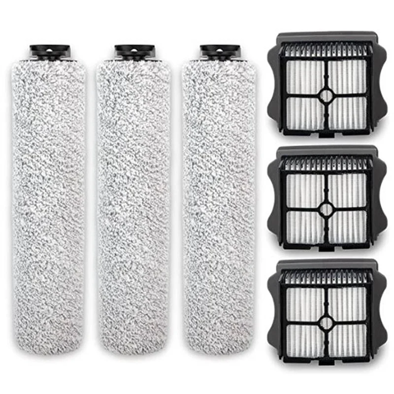 Набор сменных роликовых щеток и фильтров 9X, совместимых с Tineco Floor One S3 и Ifloor 3, беспроводной, влажной и сухой пылесос
Набор сменных роликовых щеток и фильтров 9X, совместимых с Tineco Floor One S3 и Ifloor 3, беспроводной, влажной и сухой пылесос