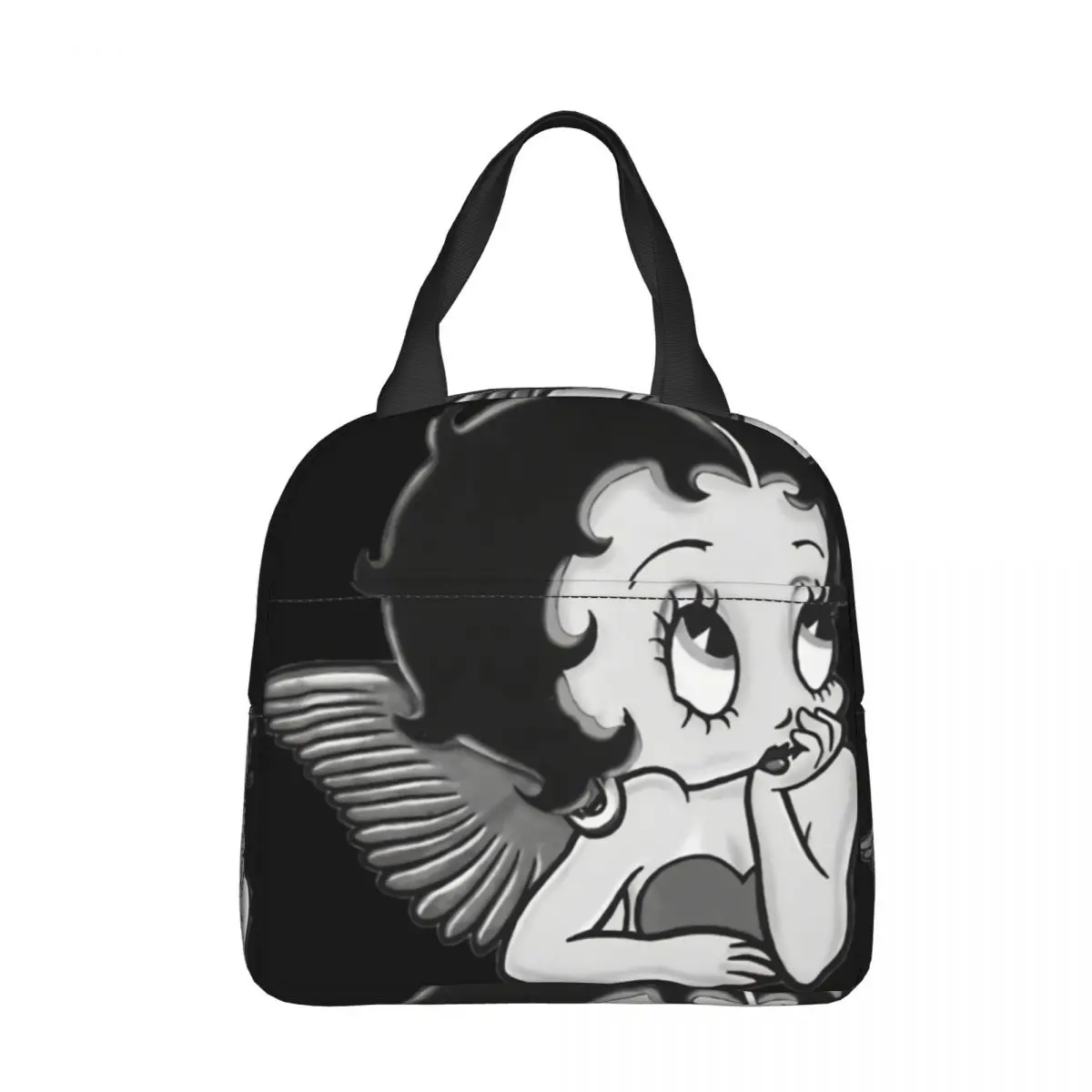 Black Butterfly Wings Pattern Cooler Lunch BoxBoops Bettys Mountaineering Thermal Insulation Portable Food Bag
Black Butterfly Wings Pattern Cooler Lunch BoxBoops Bettys Mountaineering Thermal Insulation Portable Food Bag