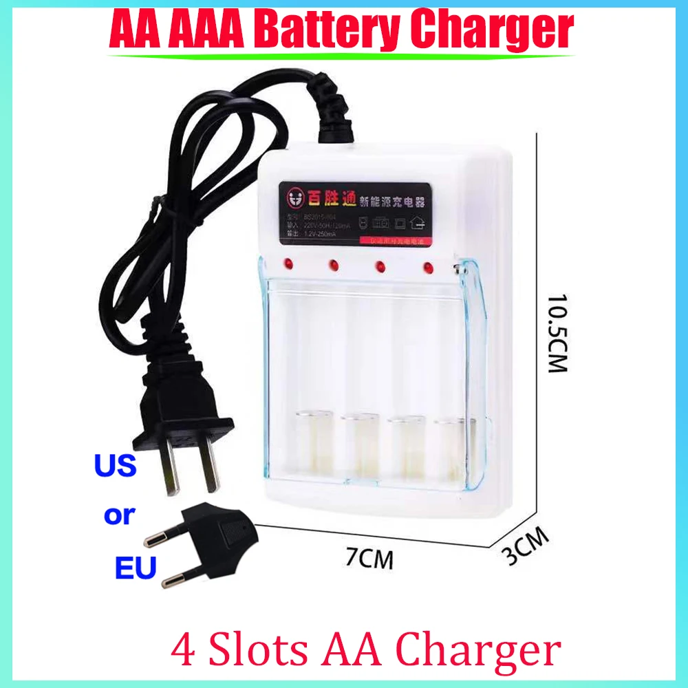 Новинка зарядное устройство AA AAA 4 слота зарядное устройство AA/AAA Ni-cd Быстрая зарядка перезаряжаемая умная вилка США/ЕС для зарядки аккумулят...
Новинка зарядное устройство AA AAA 4 слота зарядное устройство AA/AAA Ni-cd Быстрая зарядка перезаряжаемая умная вилка США/ЕС для зарядки аккумулят...
