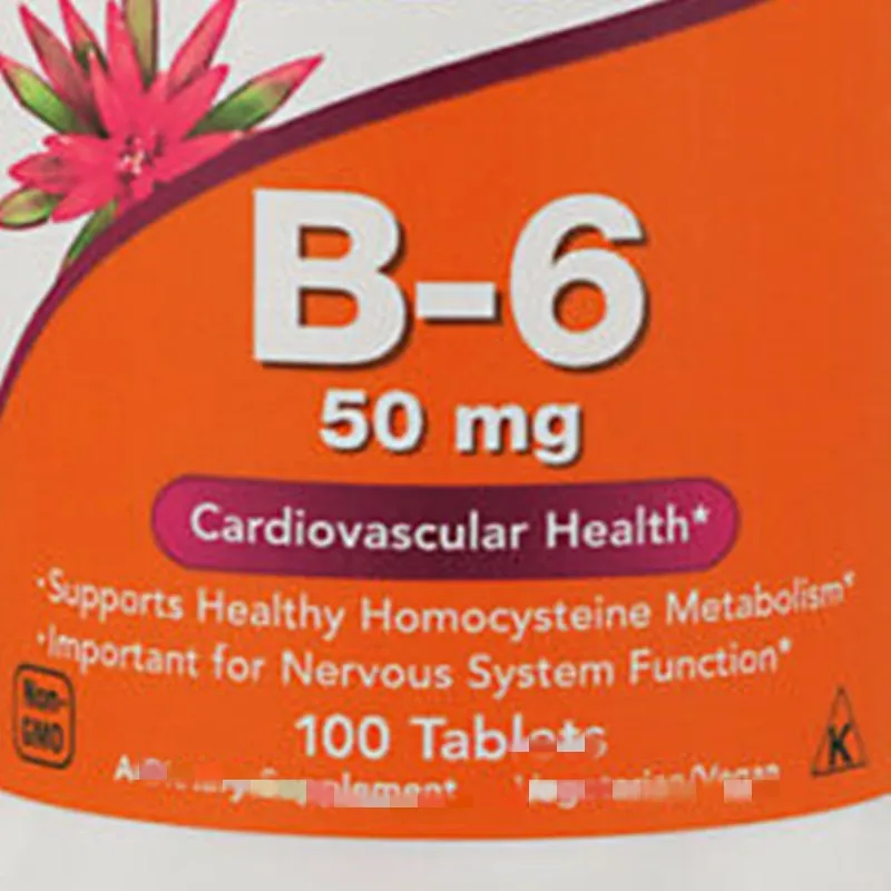 Витамин B-6, 50mg x 100 Tabs, играет важную роль в регулировании уровня гомоцистеина в vivo
Витамин B-6, 50mg x 100 Tabs, играет важную роль в регулировании уровня гомоцистеина в vivo