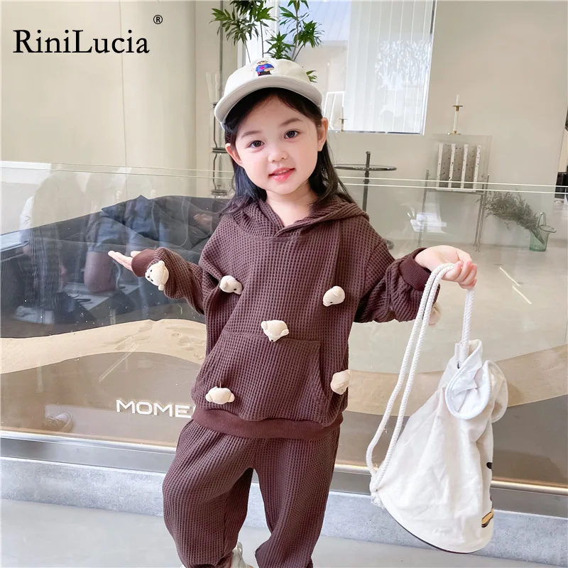 RiniLucia Spring Children Cotton Clothing Suit Baby Boys Girls Clothes Kids Sport Bear Hoodies Pants 2Pcs Toddler Tracksuits
RiniLucia Spring Children Cotton Clothing Suit Baby Boys Girls Clothes Kids Sport Bear Hoodies Pants 2Pcs Toddler Tracksuits