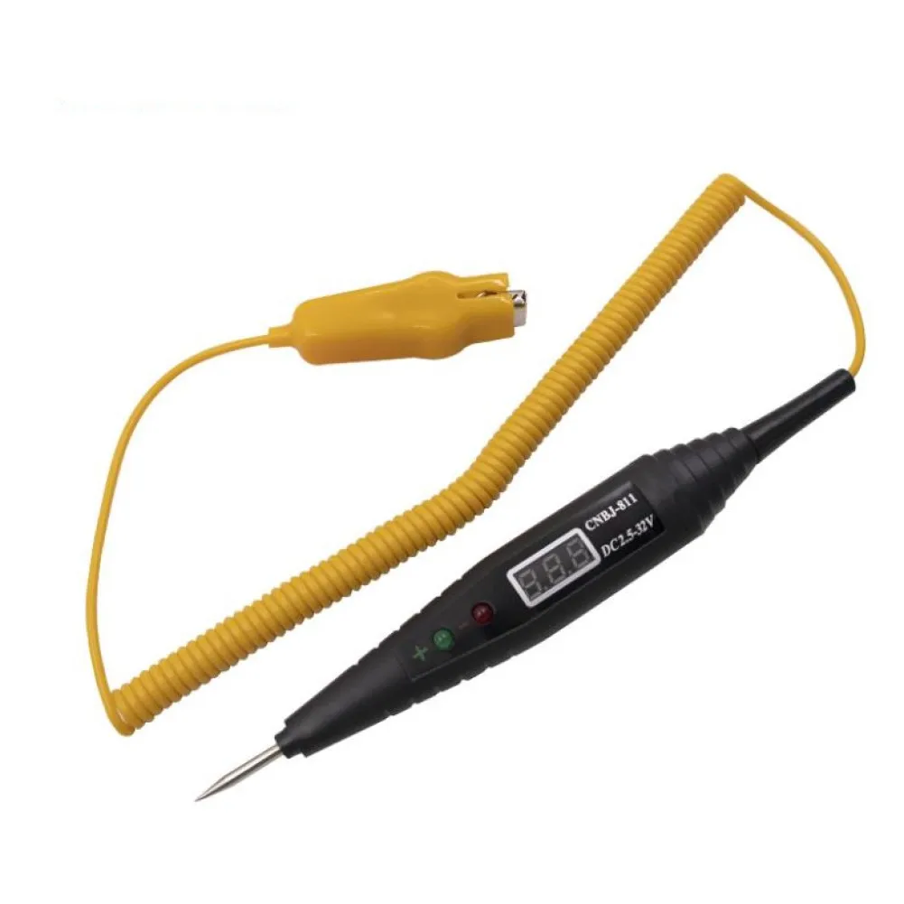 2023 2.5-32V Electric Digital Display Car Fuse Circuit Probe Tester Voltage Test Pen Digital Displayfor Universal Car
2023 2.5-32V Electric Digital Display Car Fuse Circuit Probe Tester Voltage Test Pen Digital Displayfor Universal Car