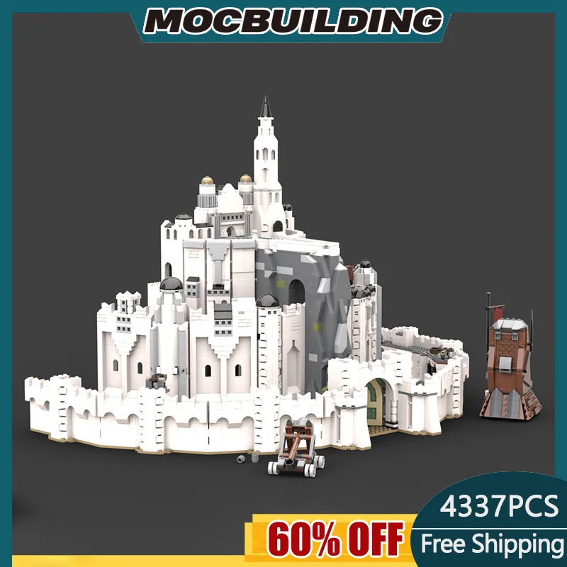MOC Building Block Minas Tirither The White City Technology Bricks DIY Assembled Building Model Toy Holiday Gifts
MOC Building Block Minas Tirither The White City Technology Bricks DIY Assembled Building Model Toy Holiday Gifts