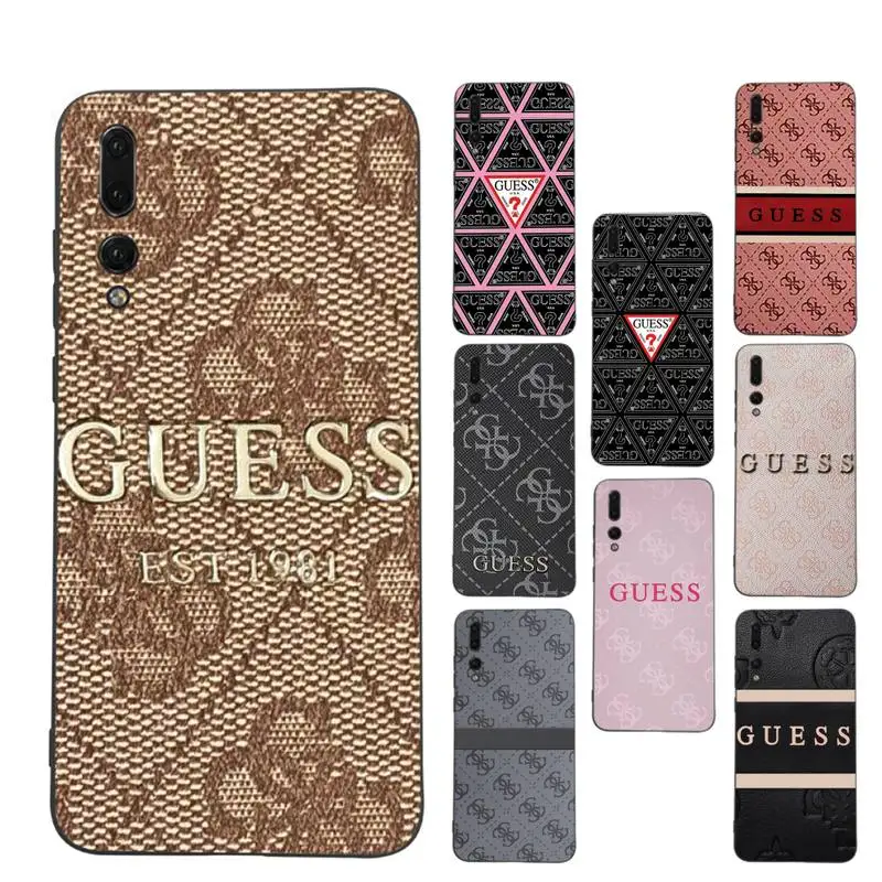 Stylish Triangle Letter Guess Phone Case Soft Silicone Case For Huawei p30lite p30 20pro p40lite P30 Capa
Stylish Triangle Letter Guess Phone Case Soft Silicone Case For Huawei p30lite p30 20pro p40lite P30 Capa