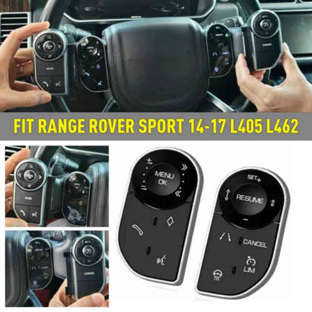 2pcs Car Interior Steering Wheel Switch Control Buttons Set For Range Rover Sport 14-17 L405 L462 Control Switch Button Parts
2pcs Car Interior Steering Wheel Switch Control Buttons Set For Range Rover Sport 14-17 L405 L462 Control Switch Button Parts