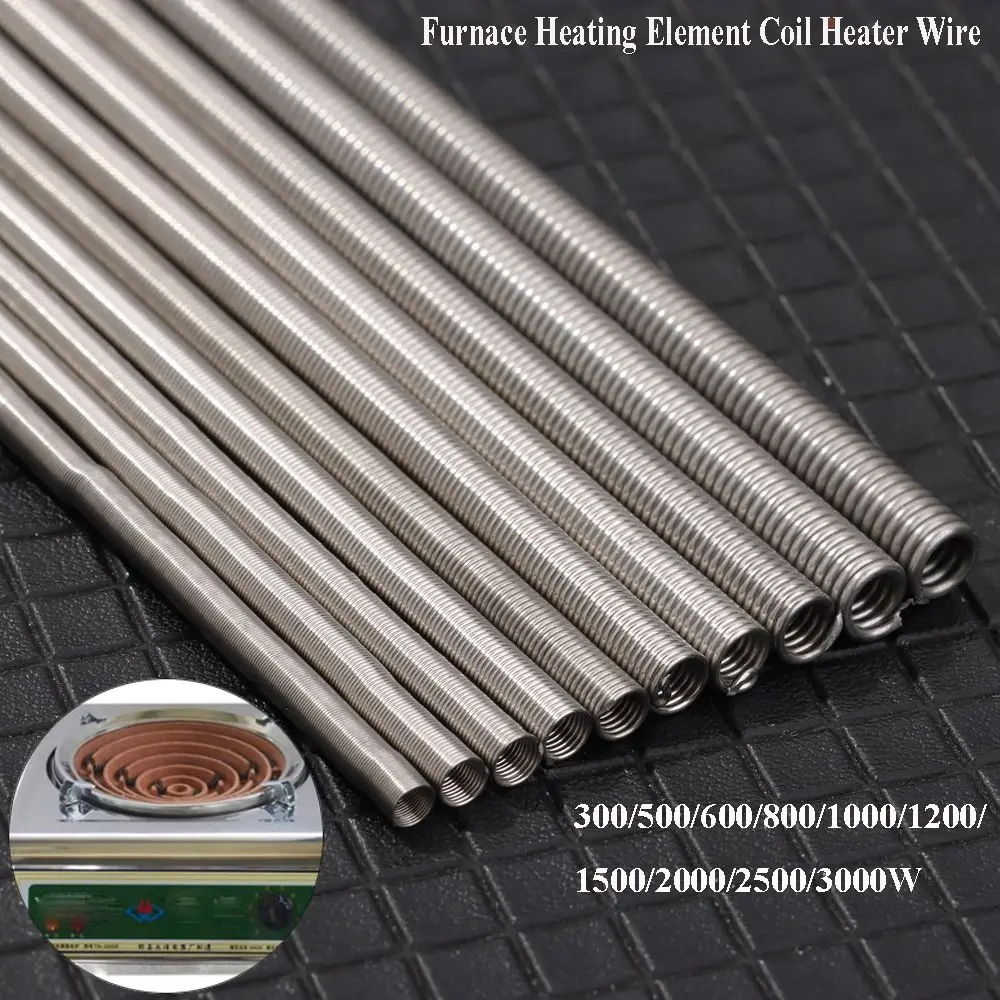High Quality 220V 300/500/600/800/3000W Furnace Heating Element Coil Heater Wire Max 600C Electric Stove Resistance Wire Tools
High Quality 220V 300/500/600/800/3000W Furnace Heating Element Coil Heater Wire Max 600C Electric Stove Resistance Wire Tools