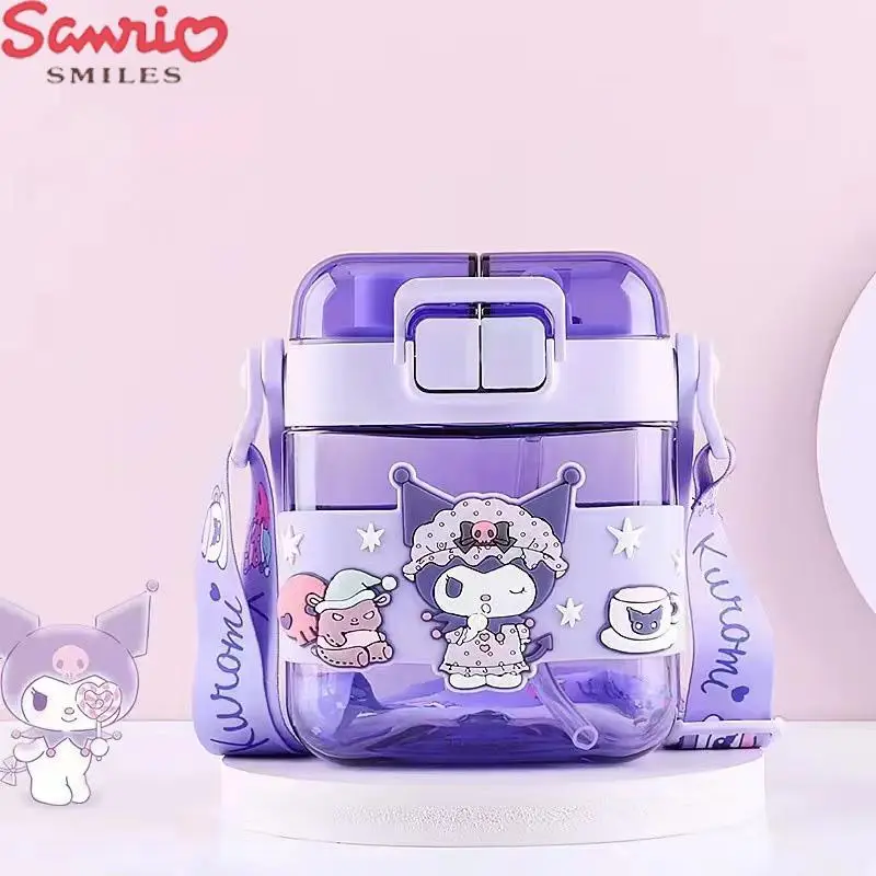 Sanrio Kawaii Kuromi Children's Portable Straight Drinking Straw Cup Anime Hello Kitty 600Ml Large Capacity Student Girl Gift 
Sanrio Kawaii Kuromi Children's Portable Straight Drinking Straw Cup Anime Hello Kitty 600Ml Large Capacity Student Girl Gift
