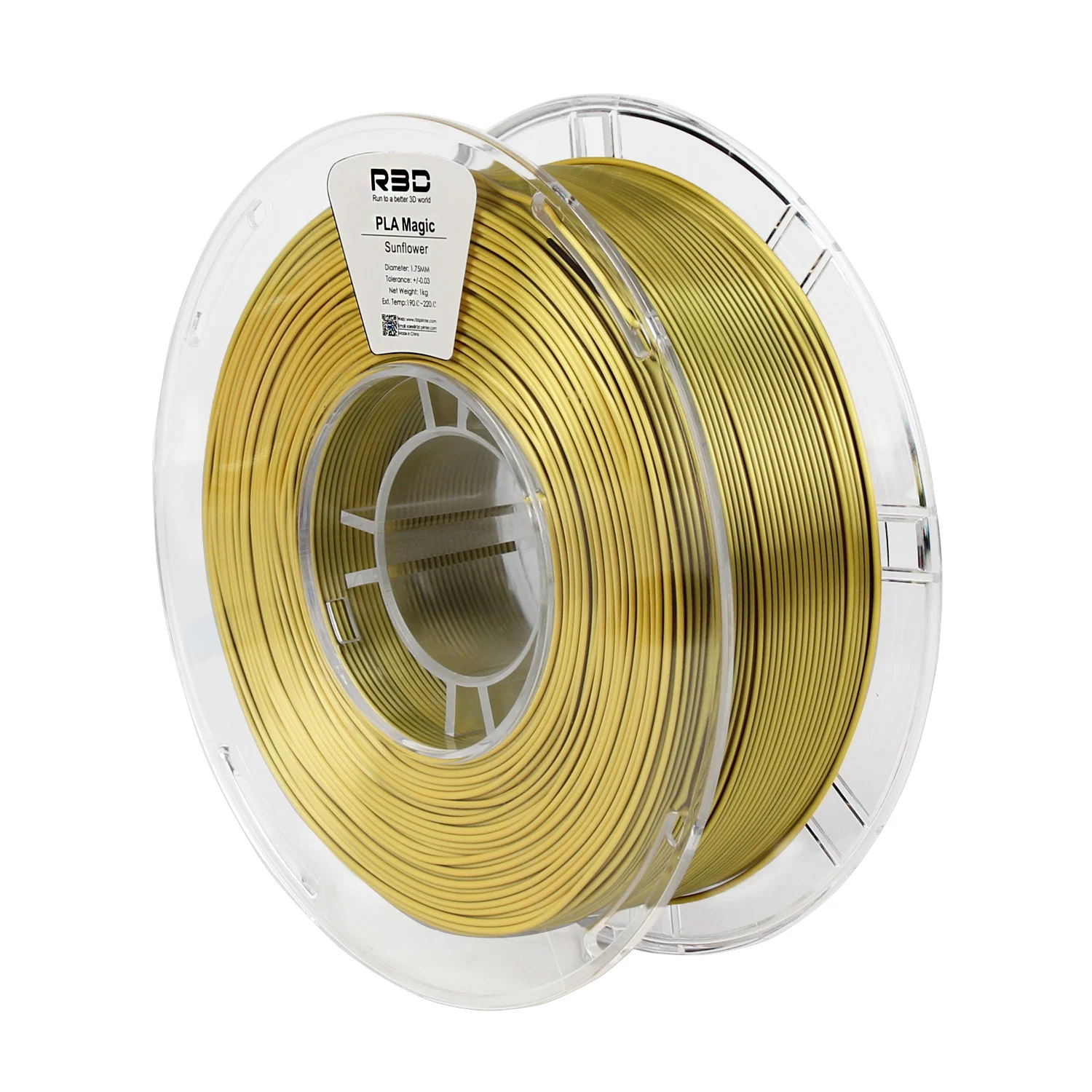 Нить для 3d-печати R3D PLA Sunflower, двухцветная, 1,75 мм, 1 кг ± 0,02 мм, рулон наполнителя поставляется в двух цветных катушках, материал для 3D-печати
Нить для 3d-печати R3D PLA Sunflower, двухцветная, 1,75 мм, 1 кг ± 0,02 мм, рулон наполнителя поставляется в двух цветных катушках, материал для 3D-печати
