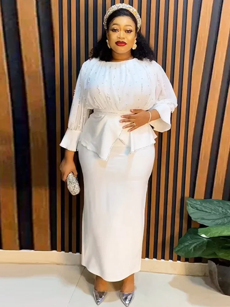 African Dresses For Women Two Pieces Set Tops And Skirts Suits Dashiki Ankara Turkey Outfits Plus Size Lady Party Clothing 2023
African Dresses For Women Two Pieces Set Tops And Skirts Suits Dashiki Ankara Turkey Outfits Plus Size Lady Party Clothing 2023
