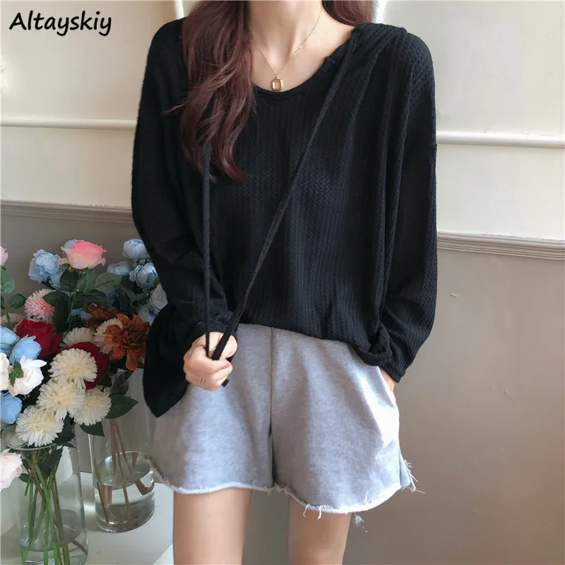 Hoodies Women M-4XL Baggy Streetwear All-match Unisex Pure Drawstring Fashion Long Sleeve 3 Colors Hipster Clothing Teens Casual
Hoodies Women M-4XL Baggy Streetwear All-match Unisex Pure Drawstring Fashion Long Sleeve 3 Colors Hipster Clothing Teens Casual