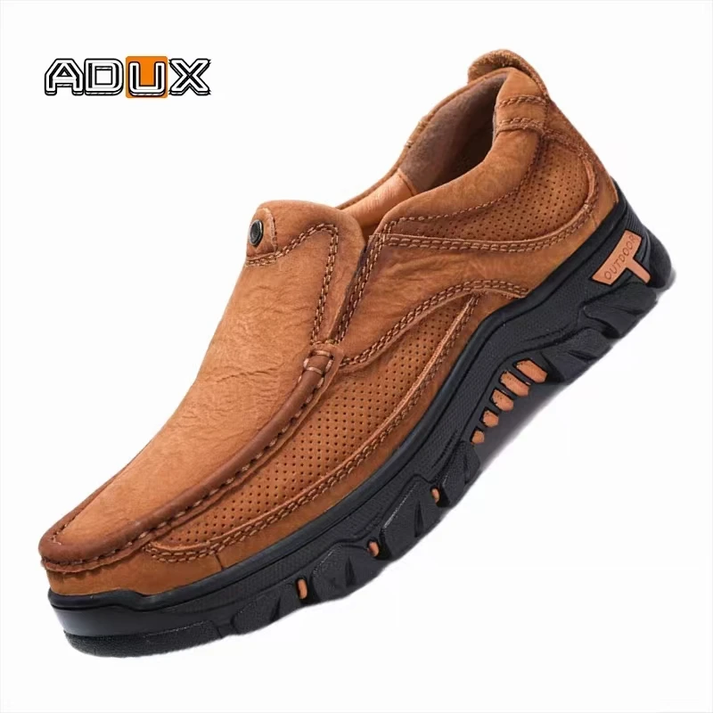 ADUX 2022 Genuine Leather Designer Loafers Men Cow Leather Soft Casual Shoes Rubber Slip-On Breathable Lofers for Men
ADUX 2022 Genuine Leather Designer Loafers Men Cow Leather Soft Casual Shoes Rubber Slip-On Breathable Lofers for Men