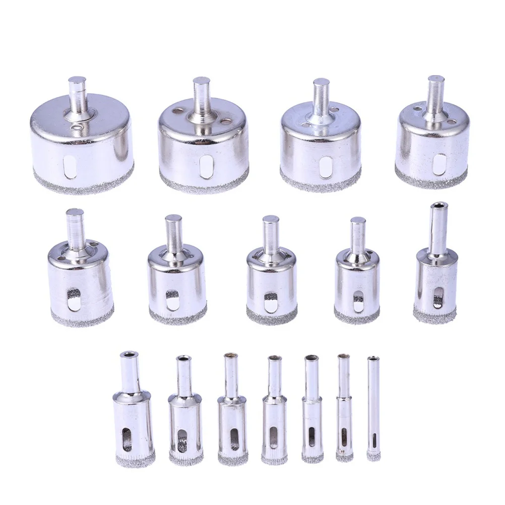 Grit Drill Bit Set Hole Cutting Tool for Tile Marble Glass Ceramic Granite 6mm - 15mm
Grit Drill Bit Set Hole Cutting Tool for Tile Marble Glass Ceramic Granite 6mm - 15mm