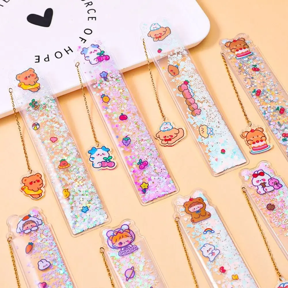 1Pc Shiny Quicksand Sequins Rulers Creative Cartoon Small Bear Pendant Drawing Ruler Measuring Tools
1Pc Shiny Quicksand Sequins Rulers Creative Cartoon Small Bear Pendant Drawing Ruler Measuring Tools