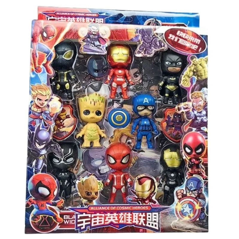 Marvel Мстители Человек-паук периферийные мультяшные фигурки модель креативные