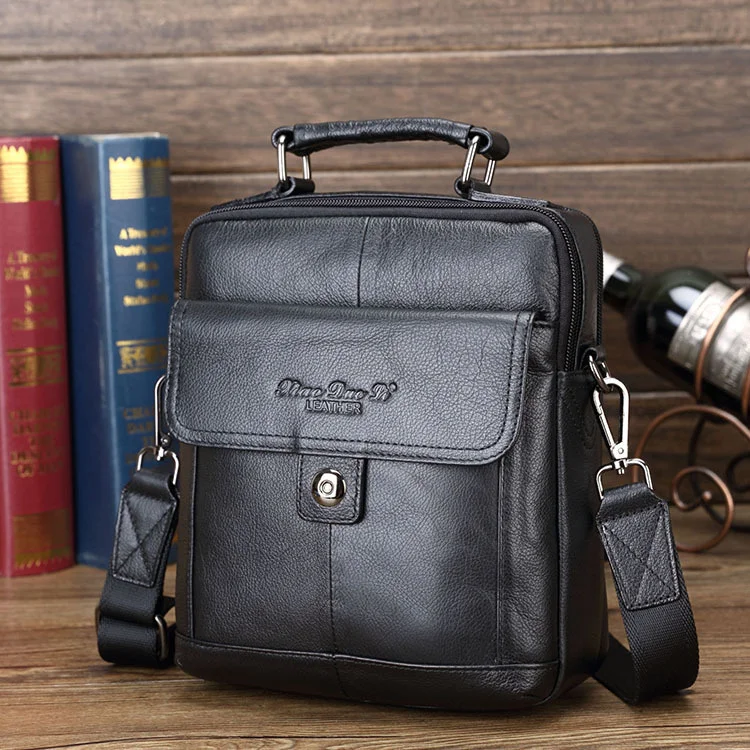 Men's Leather Crossbody Bag 8-inch Flat One Shoulder Messenger Bag Casual Cowhide Handbag Large Capacity Backpack
Men's Leather Crossbody Bag 8-inch Flat One Shoulder Messenger Bag Casual Cowhide Handbag Large Capacity Backpack
