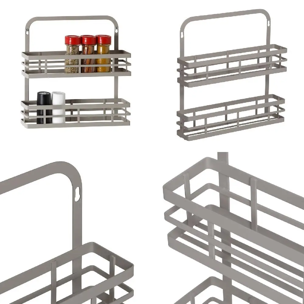 Grey Durable and Sturdy Wire Hanging Kitchen Spice Shelf Organizer, Perfect Design to Enhance Your Kitchen Storage Space and Org
Grey Durable and Sturdy Wire Hanging Kitchen Spice Shelf Organizer, Perfect Design to Enhance Your Kitchen Storage Space and Org