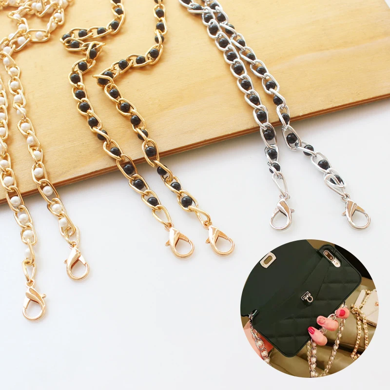 Imitated Pearl Bag Chain Exquisite Gentle Wide Chain practical Clip Lobster Clasp Elegant beautiful Simple Luggage Accessories
Imitated Pearl Bag Chain Exquisite Gentle Wide Chain practical Clip Lobster Clasp Elegant beautiful Simple Luggage Accessories