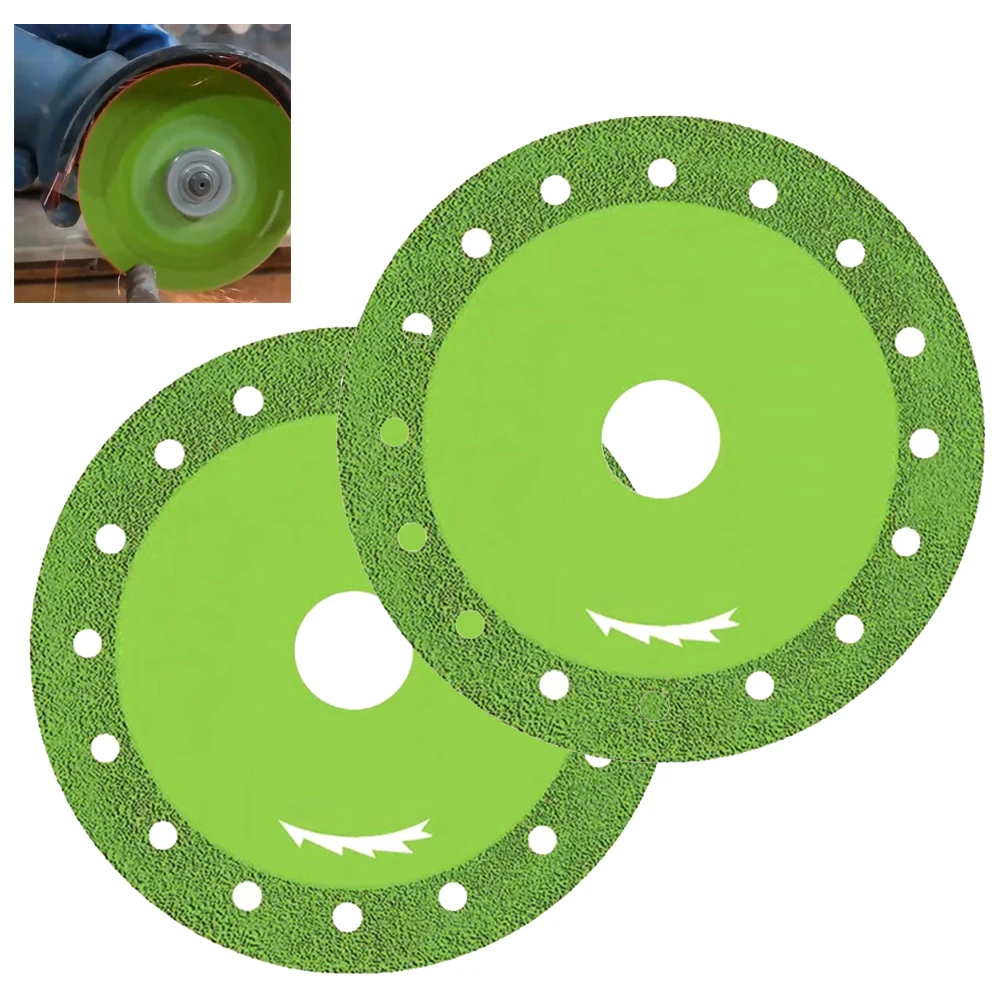 2pcs Diamond Cutting Disc 100mm Brazed Saw Blade 20mm Bored For Stainless Steel Iron Cutter Angle Grinder Wheel Accessories
2pcs Diamond Cutting Disc 100mm Brazed Saw Blade 20mm Bored For Stainless Steel Iron Cutter Angle Grinder Wheel Accessories