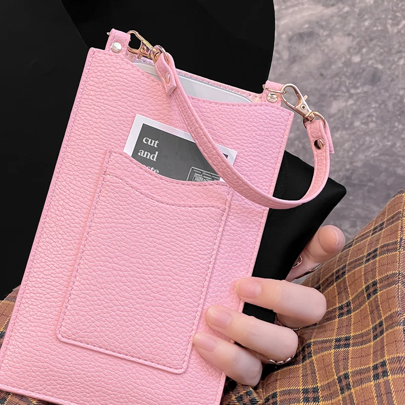 Mobile Phone Bag Lychee Skin Pattern Suitable Shoulder Mobile Phone Shell Universal Bag for Huawei Can Portable Coin Card Bag 
Mobile Phone Bag Lychee Skin Pattern Suitable Shoulder Mobile Phone Shell Universal Bag for Huawei Can Portable Coin Card Bag