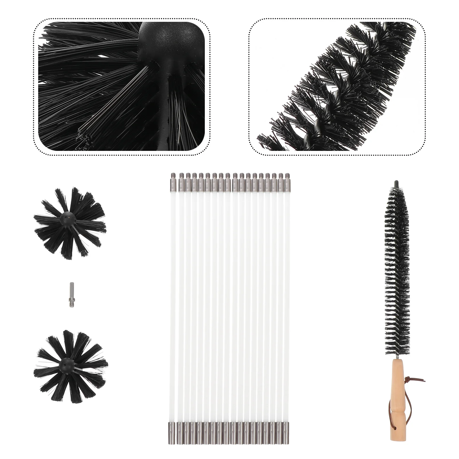 Chimney Brush Cleaning Kit Vent Sweep Dryer Brushes Tool Flue Fireplace Tools Remover Lint Cleaner House Rods Set Pole Flexible
Chimney Brush Cleaning Kit Vent Sweep Dryer Brushes Tool Flue Fireplace Tools Remover Lint Cleaner House Rods Set Pole Flexible
