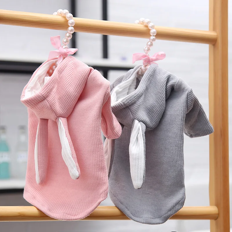 Rabbit Ear Pet Sweater Dog Cat Clothing Spring and Autumn Clothing Thin Vest Sweater
Rabbit Ear Pet Sweater Dog Cat Clothing Spring and Autumn Clothing Thin Vest Sweater